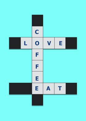 Love Coffee Eat crosswords