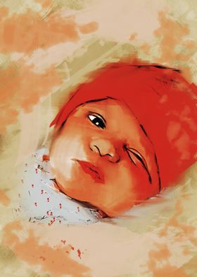 portrait of baby 