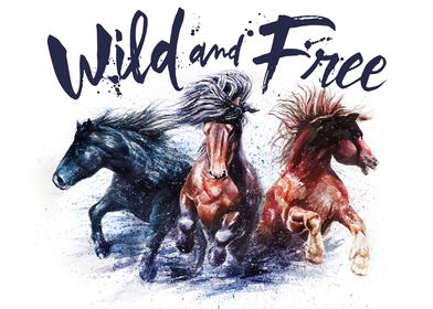 Horses Wild and Free