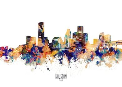 houston watercolor 2