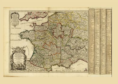 Le Royaume De France 1724