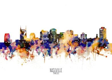 nashville watercolor 2