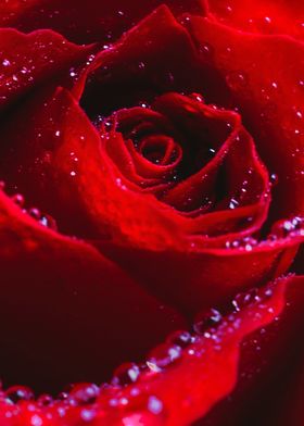 red rose close up