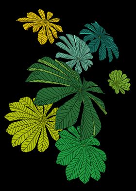 Tropical Leaves Pattern