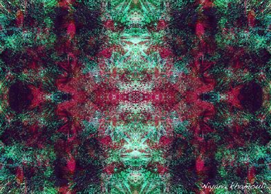 Trippy fractal poster 