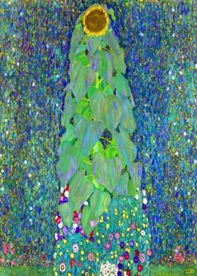 Gustav Klimt Sunflower