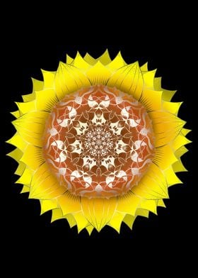 Sunflower Mandala