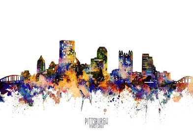 pittsburgh watercolor 2