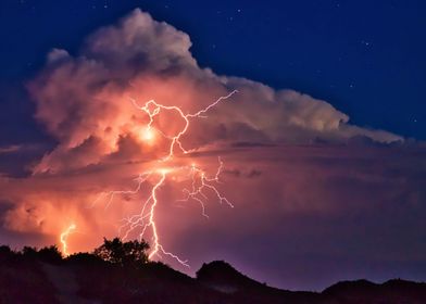 Monsoon Lightning Storm