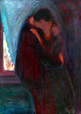 Edvard Munch The Kiss