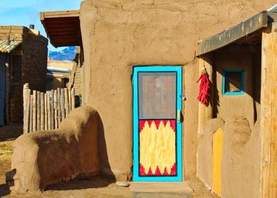 Taos Pueblo Door