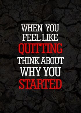 Quitting Poster