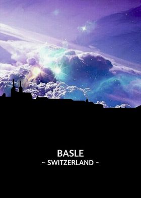 Basle Switzerland Skyline 