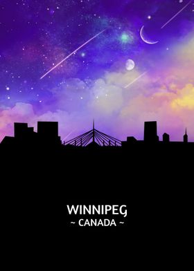 Winnipeg Canada Skyline 