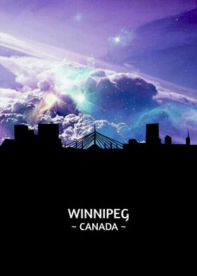 Winnipeg Canada Skyline 