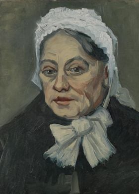 Portret van een oude vrouw