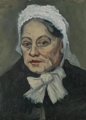 Portret van een oude vrouw