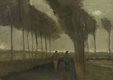 Lane with Two Figures 188