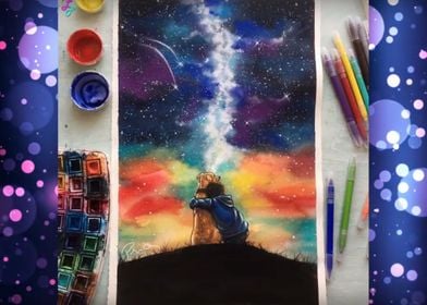 amazing sky art working