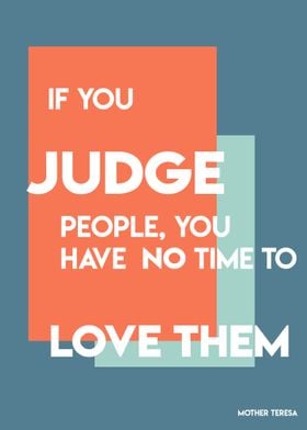 IF YOU JUDGE