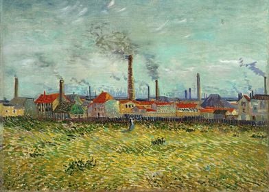 Factories at Asnieres See