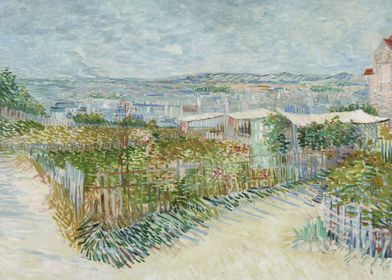 Montmartre behind the Moul