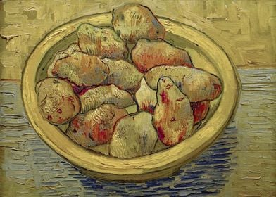 Still Life Potatoes in a Y