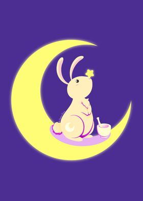 Moon Rabbit Kawaii