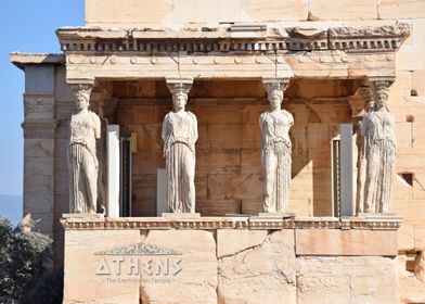 The Caryatids on Acropolis