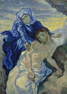 Pieta after Delacroix 1