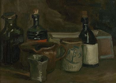 Still Life with Bottles an