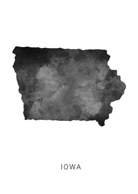 Iowa state map