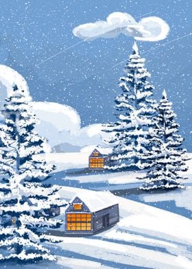 Let It Snow Posters Online - Shop Unique Metal Prints, Pictures, Paintings