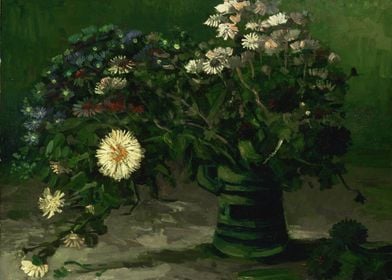 Vase with Daisies