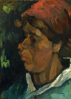 Head of a Peasant Woman wi