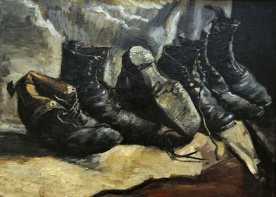 Three Pair of Shoes 1886