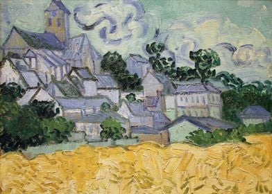 View of Auvers with Church