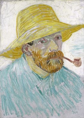 Self Portrait with Pipe an