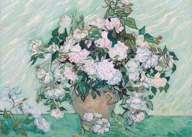 Vase with Roses 1890 02