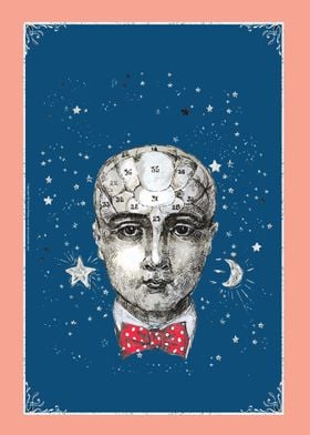 Phrenology + bow tie