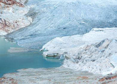 Rhonegletscher Glacier 