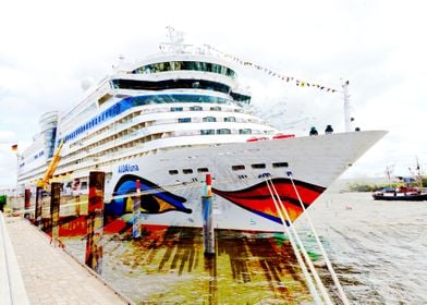 Cruise ship at the quai