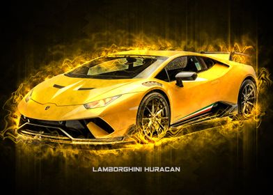 yellow huracan