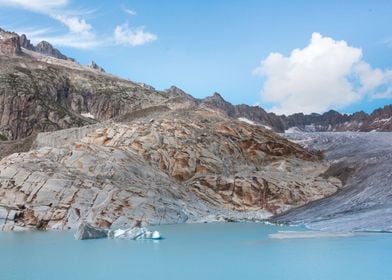 Rhonegletscher Glacier 