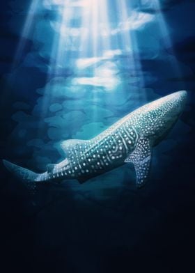 Whale Shark  Blue 3