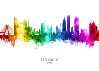Sao Paulo Brazil Skyline