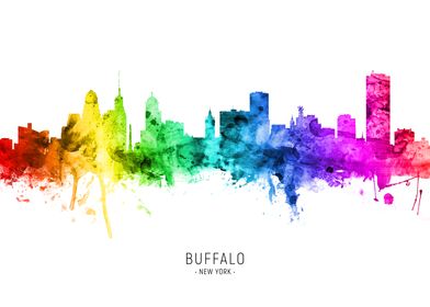 Buffalo New York Skyline