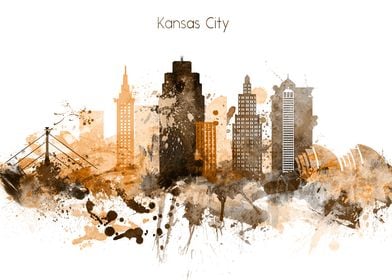 Kansas City MO Skyline