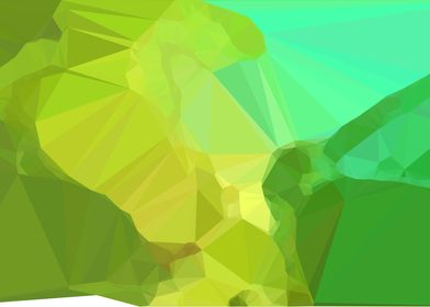 abstract low poly art