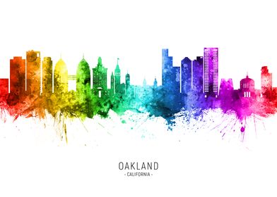 Oakland California Skyline